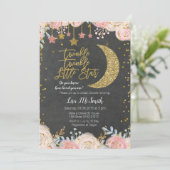 トゥインクルトゥインクルリトルスターベビーシャワー招待状 招待状 (スタンド正面)