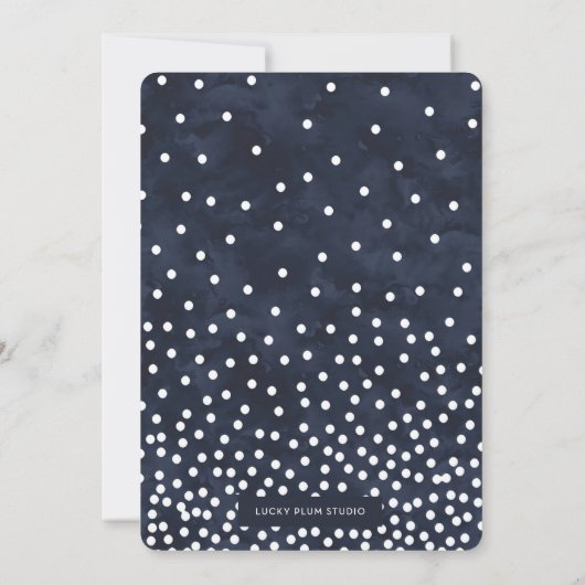 トゥインクルトゥインクルリトルスターベビーシャワー招待状 招待状 (裏面)