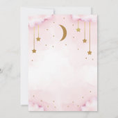 トゥインクルトゥインクルリトルスターベビーシャワー招待状 招待状 (裏面)