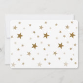 トゥインクルトゥインクルリトルスターベビーシャワー招待状 招待状 (裏面)