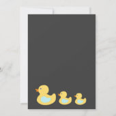 トゥインクルトゥインクルリトルスターベビーシャワー招待状 招待状 (裏面)