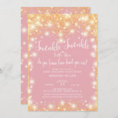 トゥインクルトゥインクルリトルスターベビーシャワー招待状 招待状 (正面/裏面)