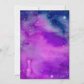 トゥインクルトゥインクルリトルスターベビーシャワー招待 招待状 (裏面)