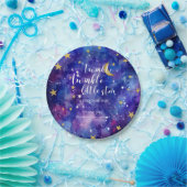 トゥインクルトゥインクルリトルスターベビーシャワー銀河系 ペーパープレート (パーティー)