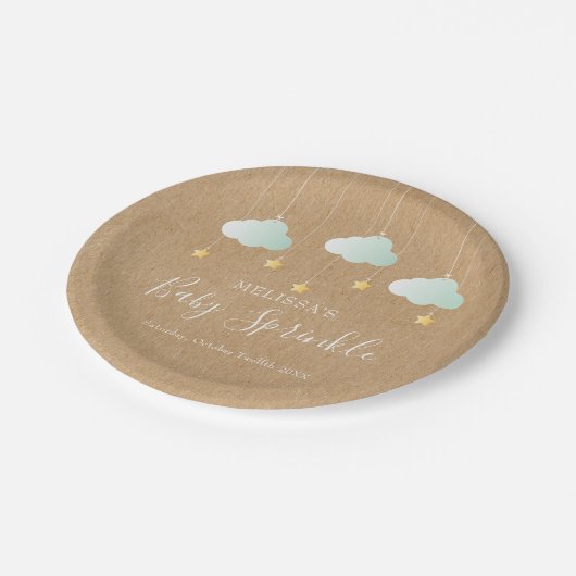 トゥインクルトゥインクルリトルスターベビー振りかけ素朴る ペーパープレート (アングル)