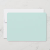 トゥインクルトゥインクルリトルスターミントボーイベビー散水 招待状 (裏面)