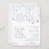 トゥインクルトゥインクルリトルスタームーンベビー散水 招待状 (正面)