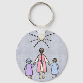 トゥインクルトゥインクルリトルスターヴィンテージ子供部屋韻 キーホルダー (正面)