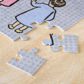 トゥインクルトゥインクルリトルスターヴィンテージ子供部屋韻 ジグソーパズル (側面)