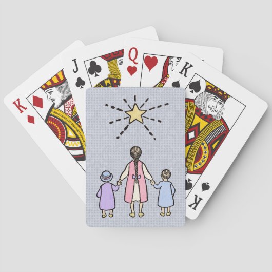 トゥインクルトゥインクルリトルスターヴィンテージ子供部屋韻 トランプ (裏面)
