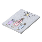 トゥインクルトゥインクルリトルスターヴィンテージ子供部屋韻 ノートパッド (回転)