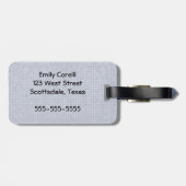 トゥインクルトゥインクルリトルスターヴィンテージ子供部屋韻 ラゲッジタグ (裏面横)