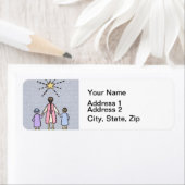 トゥインクルトゥインクルリトルスターヴィンテージ子供部屋韻 ラベル (インサイチュ)