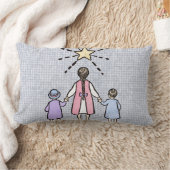 トゥインクルトゥインクルリトルスターヴィンテージ子供部屋韻 ランバークッション (ブランケット)