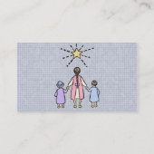 トゥインクルトゥインクルリトルスターヴィンテージ子供部屋韻 名刺 (裏面)