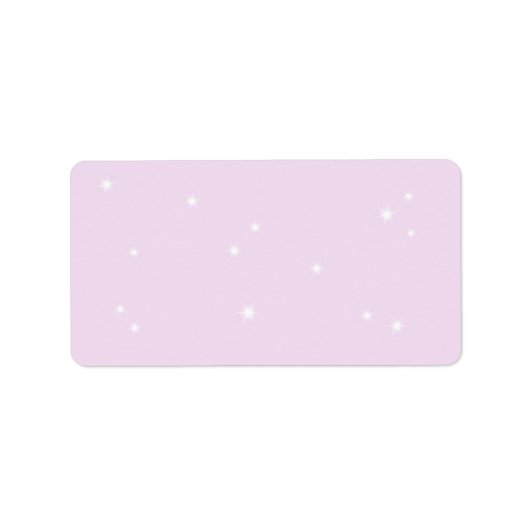 トゥインクルトゥインクルリトルスター住所 シール (正面)