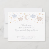 トゥインクルトゥインクルリトルスター子供部屋サンキューカード 招待状 (正面)