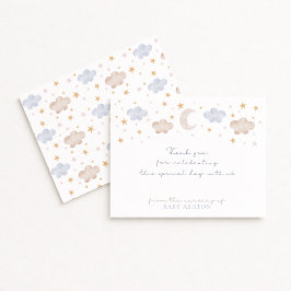 トゥインクルトゥインクルリトルスター子供部屋サンキューカード 招待状