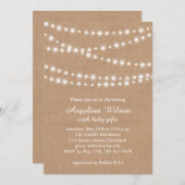 トゥインクルトゥインクルリトルスター招待状オンバーラップ 招待状 (正面/裏面)