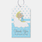 トゥインクルトゥインクルリトルスター男の赤ちゃんありがとう ギフトタグ (正面)