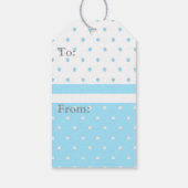 トゥインクルトゥインクルリトルスター男の赤ちゃんありがとう ギフトタグ (裏面)