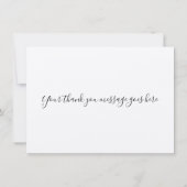 トゥインクルトゥインクルリトルスター素朴ボホ サンキューカード (裏面)