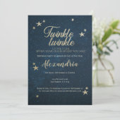 トゥインクルトゥインクルリトルスター誕生日パーティー 招待状 (スタンド正面)