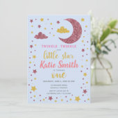 トゥインクルトゥインクルリトルスター誕生日 招待状 (スタンド正面)