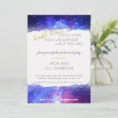 トゥインクルトゥインクルリトルスター銀河系ジェンダーリビール 招待状 (スタンド正面)