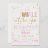 トゥインクルトゥインクルリトルスター1st B'day招待状 招待状 (正面)