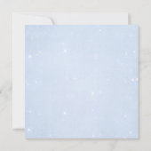 トゥインクルトゥインクル男の赤ちゃんゾウ赤ちゃんシャワー 招待状 (裏面)