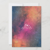 トゥインクルトゥインクル銀河系ジェンダーリビール招待状 招待状 (裏面)