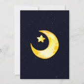 トゥインクルベビーシャワーバイメール男の赤ちゃん 招待状 (裏面)