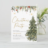 トゥインクルライツツリークリスマスパーティの招待状 招待状 (スタンド正面)