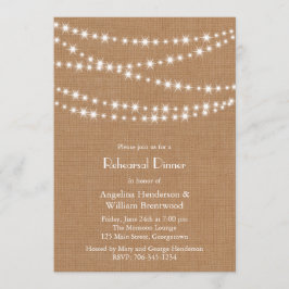 トゥインクルライツリハーサルディナー招待状オンバーラップ 招待状