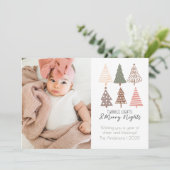 トゥインクルライトと夜メリーかわいいホリデーカード シーズンカード (スタンド正面)