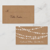 トゥインクルライトオンバーラップ座席表 プレイスカード (正面/裏面)