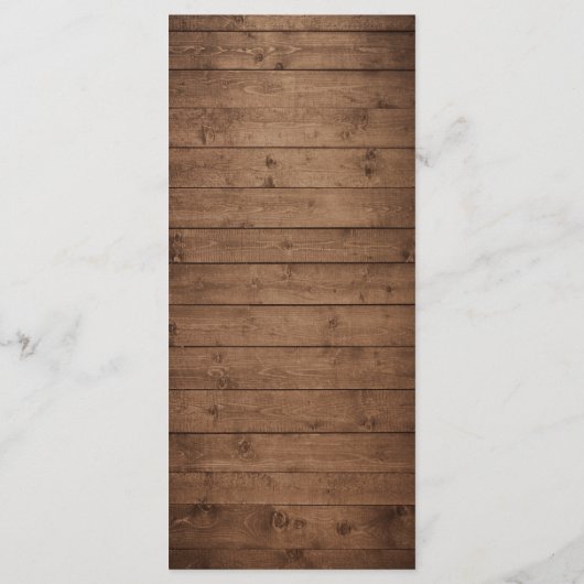 トゥインクルライトレースカントリー素朴ウッド結婚ズ メニュー (裏面)