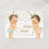 トゥインクルリトルスターおむつラッフルヴィンテージベビー エンクロージャーカード (裏面)