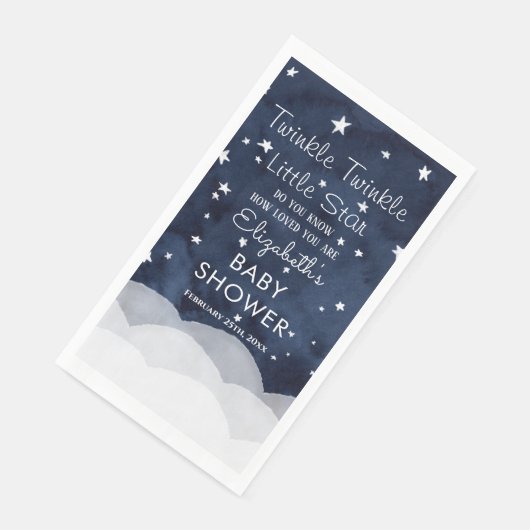 トゥインクルリトルスターお洒落ベビーシャワー紙G (コーナー)