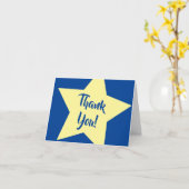 トゥインクルリトルスターかわいい1st誕生日パーティーテーマ カード (黄色い花)