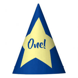 トゥインクルリトルスターかわいい1st誕生日パーティーテーマ パーティーハット