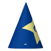 トゥインクルリトルスターかわいい1st誕生日パーティーテーマ パーティーハット (左)