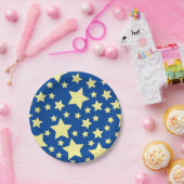 トゥインクルリトルスターかわいい1st誕生日パーティーテーマ ペーパープレート (パーティー)