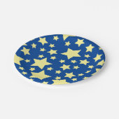 トゥインクルリトルスターかわいい1st誕生日パーティーテーマ ペーパープレート (アングル)