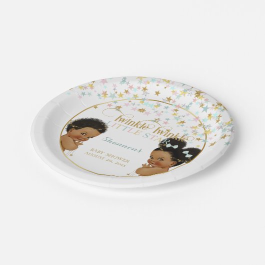 トゥインクルリトルスターエスニックベビー 男女兼用 ペーパープレート (アングル)