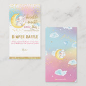 トゥインクルリトルスターエレファントガールおむつラッフル エンクロージャーカード (正面/裏面)