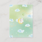 トゥインクルリトルスターエレファントニュートラルおむつラッフル エンクロージャーカード (裏面)