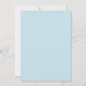 トゥインクルリトルスターエレファントベビースシャワー 招待状 (裏面)