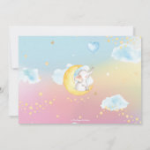 トゥインクルリトルスターエレファント1歳の誕生日パーティー サンキューカード (裏面)